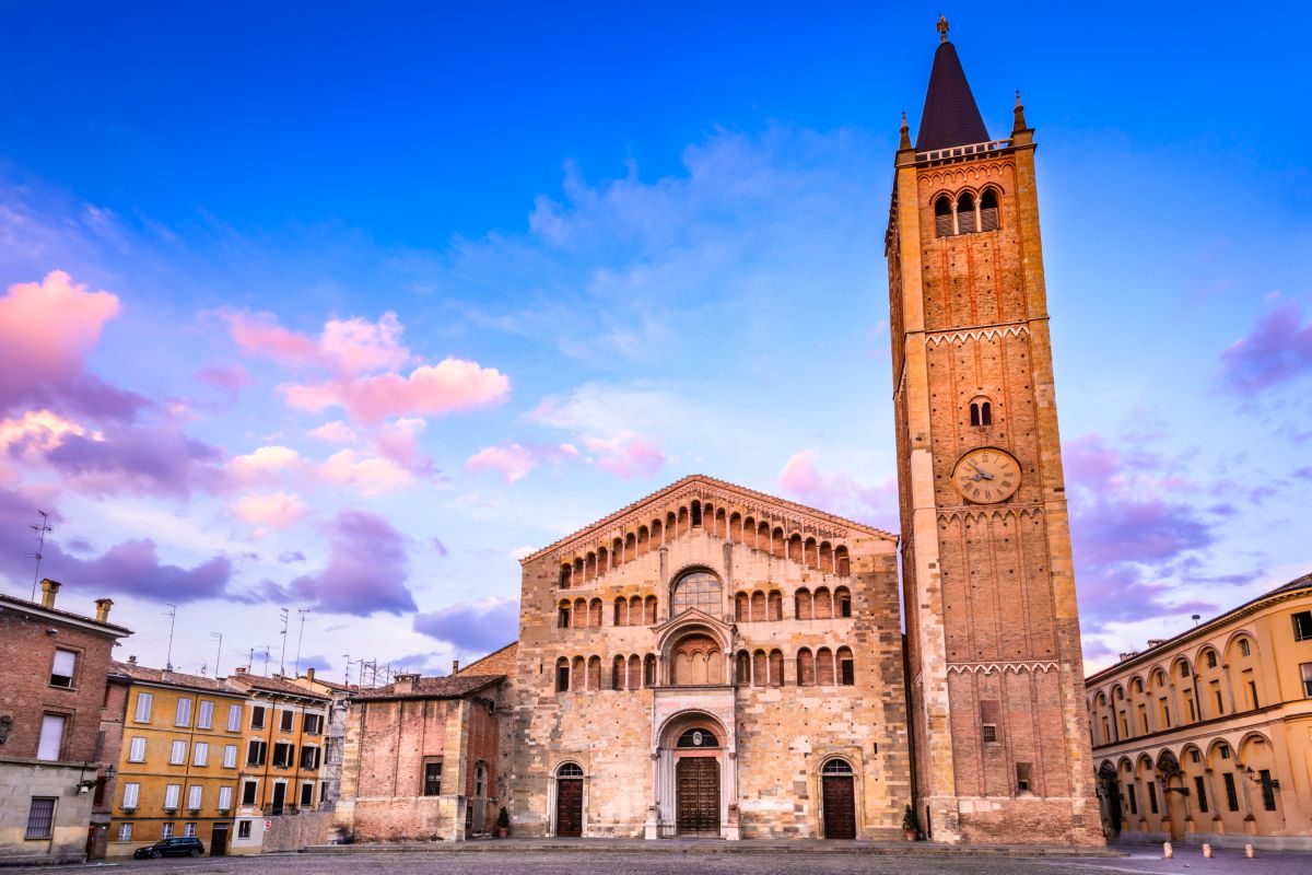Piazza del Duomo a Parma