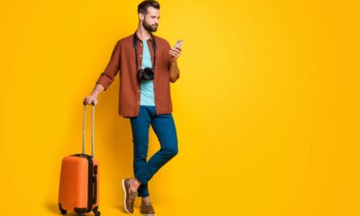 ragazzo , turista con valigia , viaggio, viaggiare