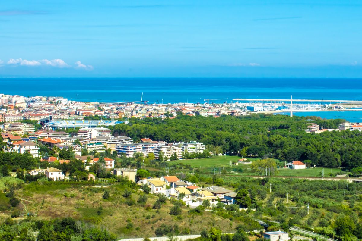 panoramica della città di Pescara