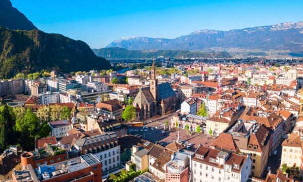 panoramica di Bolzano