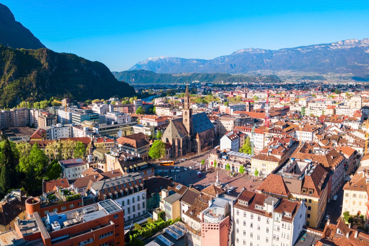 panoramica di Bolzano