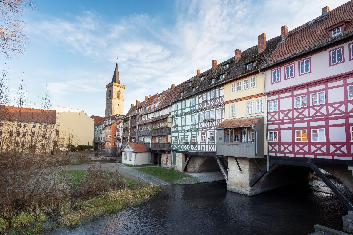 Ponte Krämerbrücke, Erfurt