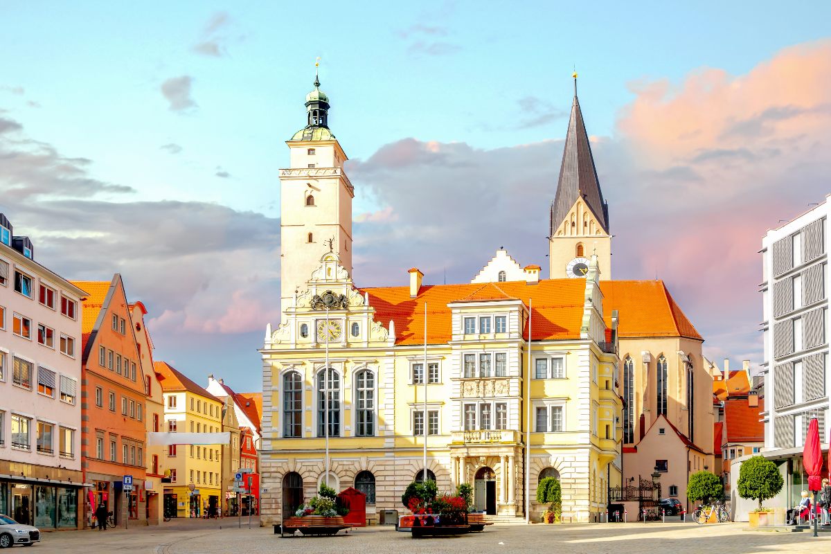 Città vecchia Ingolstadt, Germania