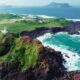 Vista dall'alto dell'isola di Jeju in Corea del Sud