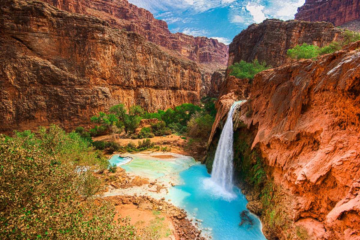 Cascate Havasu Grand Canyon