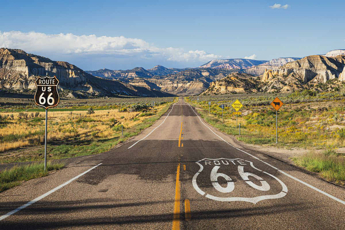 Vista della Route 66