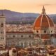 Vista sulla basilica di Santa Maria Novella a Firenze