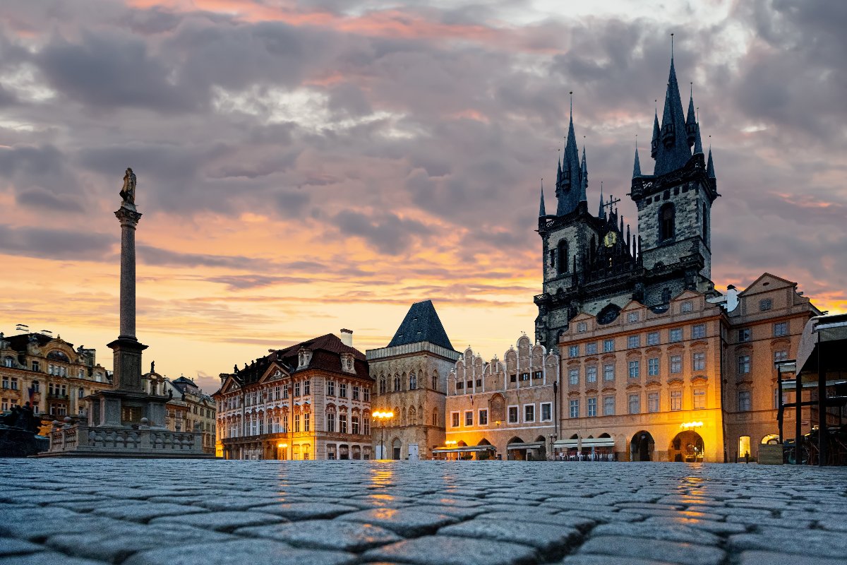 Praga, foto della piazza