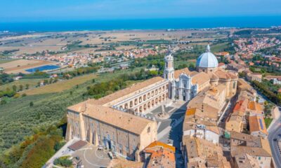 Vista dall'alto della basilica di Loreto