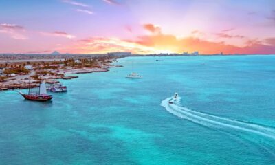 Panoramica del mare caraibico