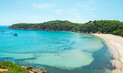 Panorama di una spiaggia dell'isola d'Elba