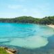 Panorama di una spiaggia dell'isola d'Elba