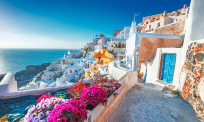 Vista di Santorini, Grecia