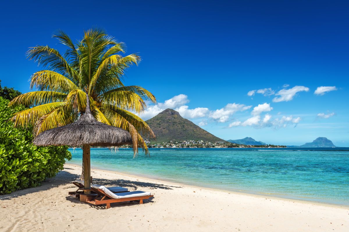 Spiaggia delle isole Mauritius