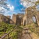 Lazio, particolare dei resti del borgo di Monterano