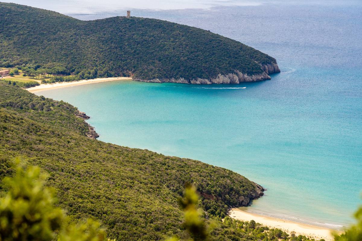 Spiaggia di Cala di Forno in Maremma.